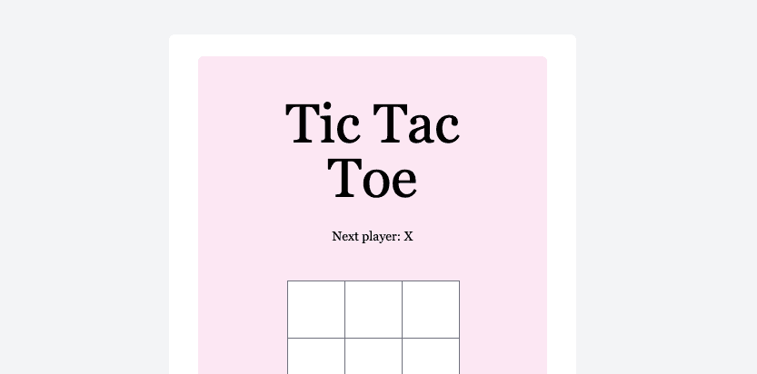 Tic-tac-toe